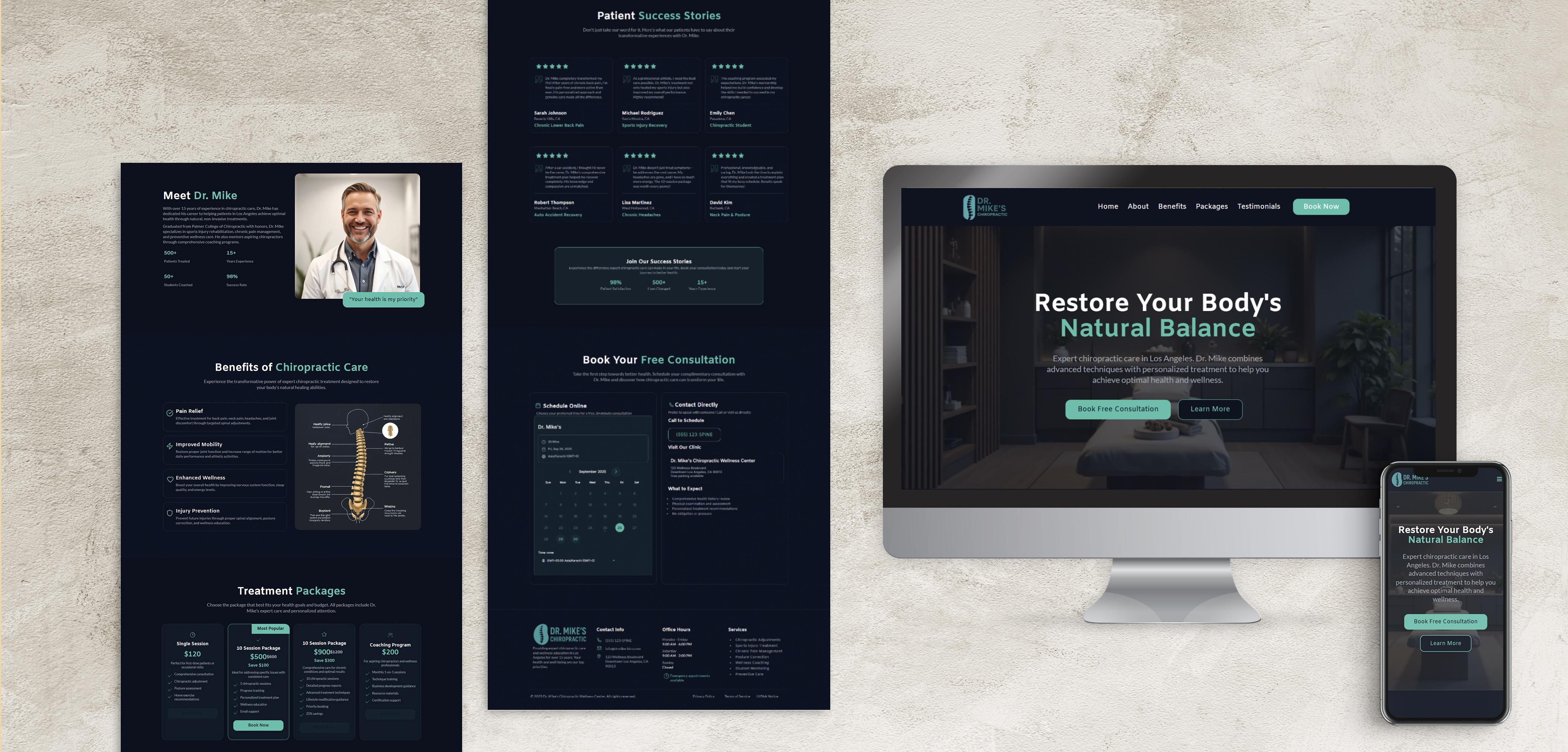 Dr Mike's — healthcare website by Safe Hands Digital