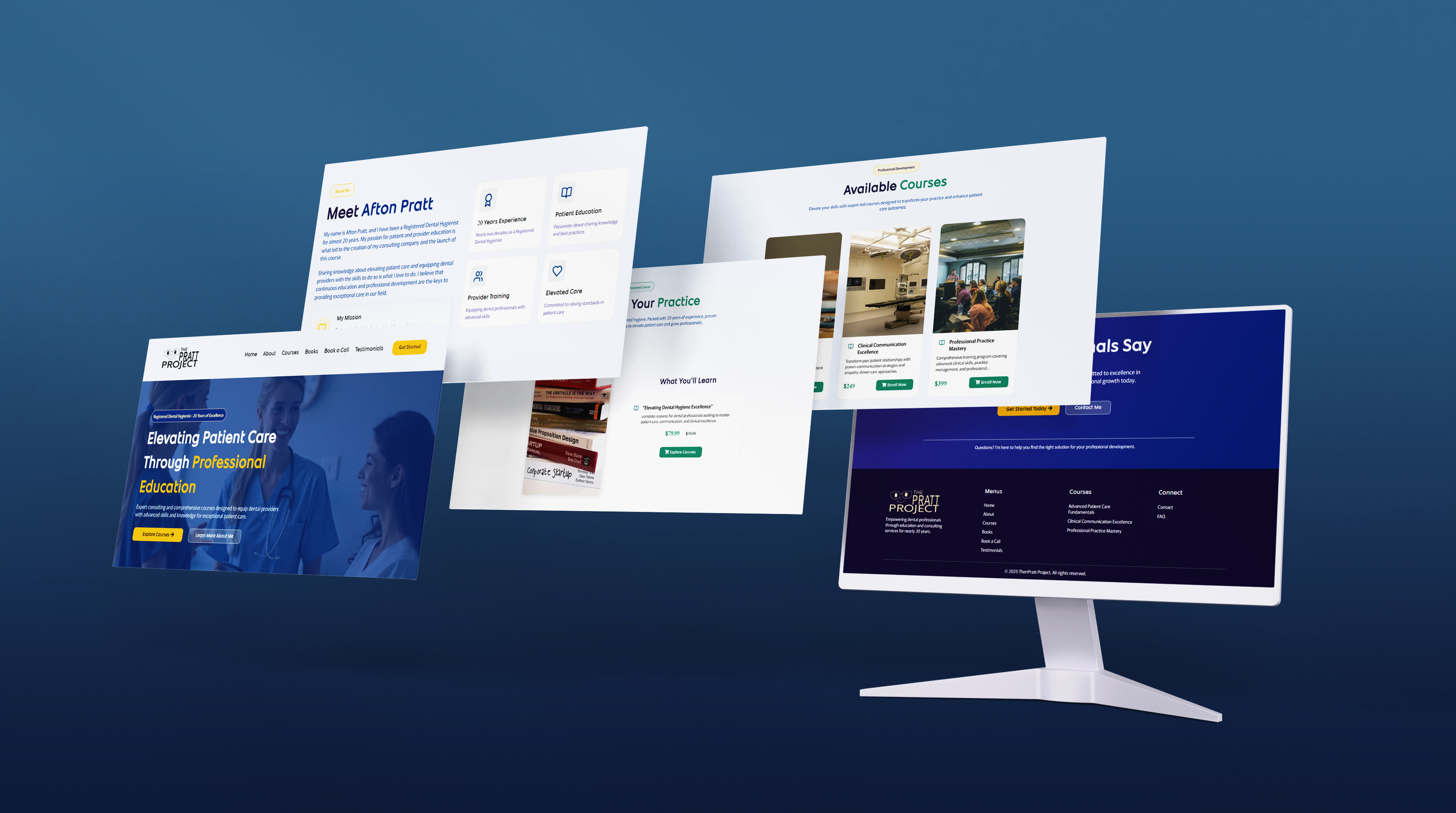 The Partt Project — creative studio website by Safe Hands Digital